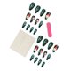 thumbnail image 2 of Puntas de uñas navideñas terminadas, uñas postizas navideñas, parches para uñas, parche para uñas, 2 of 6