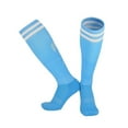 thumbnail image 1 of Summer Thin High Tube Professional Football Socks Towel Bottom Striped Socks, 1 of 1