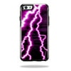 Skin Decal Wrap Compatible With OtterBox Symmetry iPhone 6/6S Case Cover Purple Lightning