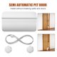 thumbnail image 3 of Puerta Semiautomática para Perros Gatos Entrada/Salida para Gatos Con Bloqueo Fácil de Instalar Tmvgtek 5fl6xr9mk4td1rg1, 3 of 9