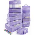 thumbnail image 1 of Juego de 10 bolsas organizadoras de viaje Packing Cubes Veken, 1 of 9