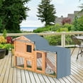 thumbnail image 4 of 210D Pointed Triangular Cage Birdcage Pet Cage Dust Protect Cover - gray 180cm, 4 of 6