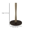 thumbnail image 2 of nu steel Wooden Kitchen Paper Towel Holder Black Base, 2 of 4