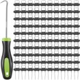 thumbnail image 1 of 100Pcs Garden Stakes Staples Sharp Landscape Staples 6×1 Inch Landscape Pins U Shaped Yard Ground Pins Multifunctional Yard Stakes Practical Sod Pins Stakes Turf Staples for Turf, 1 of 10