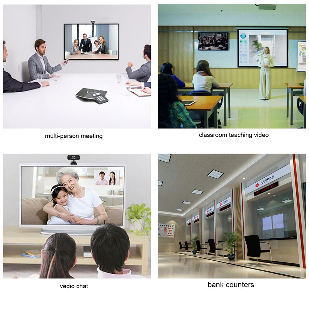 HD Webcam Desktop Laptop USB Web Camera 720P Web Cam CMOS Sensor with Built-in Microphone for Video Calling - image 3 of 9