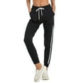 thumbnail image 7 of PULI Women's Pants Running Jogger Sweatpants with Pockets （Black M）, 7 of 7