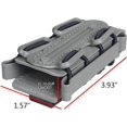 thumbnail image 2 of WWS-9mm Mag Pouch Pistol Magazine Pouch Softshell Mag Pouches Pistol .45 ACP with Belt&MOLLE Clip, 2 of 4