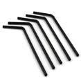 thumbnail image 4 of 100 pajitas de plástico negras desechables Rietjes de 21 cm de largo, flexibles, para cócteles, accesorios para bebidas de cocina, 4 of 6