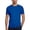 Blue-1, variant on Mens Short Sleeve Shirts Summer Solid Fashion V Neck T Shirts for Men Casual Tops