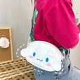thumbnail image 4 of Bolsa Kawaii Sanrio Cinnamoroll cruzada, bolsa de playa Kuromi, billetera de gelatina, impermeable, funda de teléfono My Melody, bolsas de cosméticos, regalo para niñas, 4 of 4