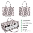 thumbnail image 2 of Large Capacity Tote Bag,Baseballs and Love Handbag Fashion Luxury Tote Bag,15.7"x13"x 5.1" Inches,Laptop Compatible, 2 of 6