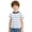Sky Blue, variant on Fozruso Kid Boys Girls Crewneck Summer Striped T-Shirts Short Sleeve Side Split Design Tee Tops