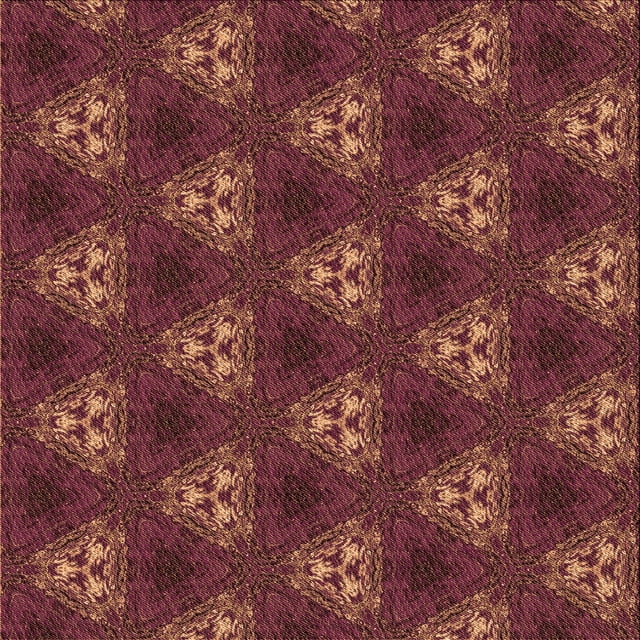 Ahgly Company Tapis d'Intérieur Lavable en Machine Carré Rouge Châtaigne Transitionnel, 5 Pieds Carré