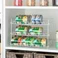 thumbnail image 4 of Smart Design 36 Can Organizer - Adjustable 3-Tier Rack - White, 4 of 8
