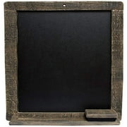 Weathered Natural Wood Blackboard with Matching Eraser, 15-Inch x 11-Inch