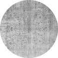 thumbnail image 1 of Ahgly Company Indoor Round Oriental Gray Industrial Area Rugs, 6' Round, 1 of 4
