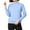 Blue, variant on WEAIXIMIUNG Women's Spring Autumn Winter Solid Color Pullover Half High Neck Knitted Bottoming Shirt Slim Fit Top