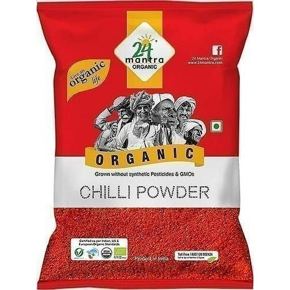 24 Mantra Organic Chili Powder - 7 oz