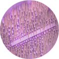 thumbnail image 1 of Ahgly Company Machine Washable Indoor Round Transitional Orchid Purple Area Rugs, 4' Round, 1 of 7