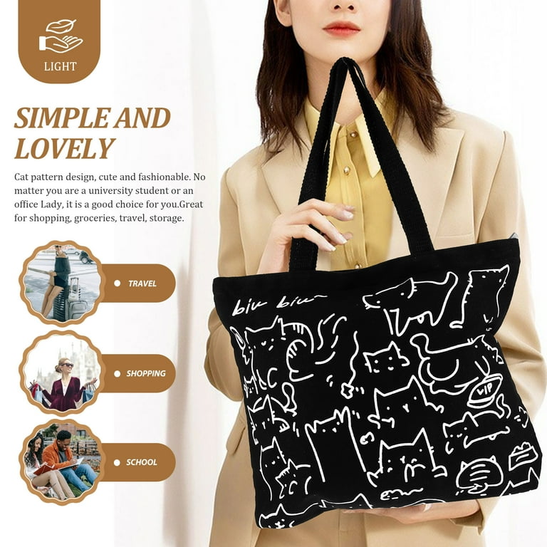 3 Pack Large Capacity Shoulder Bag Handbags Girls Sundries Storage Bag Canvas Grocery Bag Canvas Tote Women s Walmart