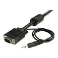 thumbnail image 2 of StarTech.com MXTHQMM25A 25 ft. Coax High Resolution Monitor VGA Cable with Audio, 2 of 2