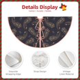 thumbnail image 5 of Halloween Christmas Tree Skirt - Paisley Pattern No.90126 48 Inches Christmas Tree Skirt for Halloween Holiday Indoor Home Christmas Tree Decorations with Three Ribbons, 5 of 7