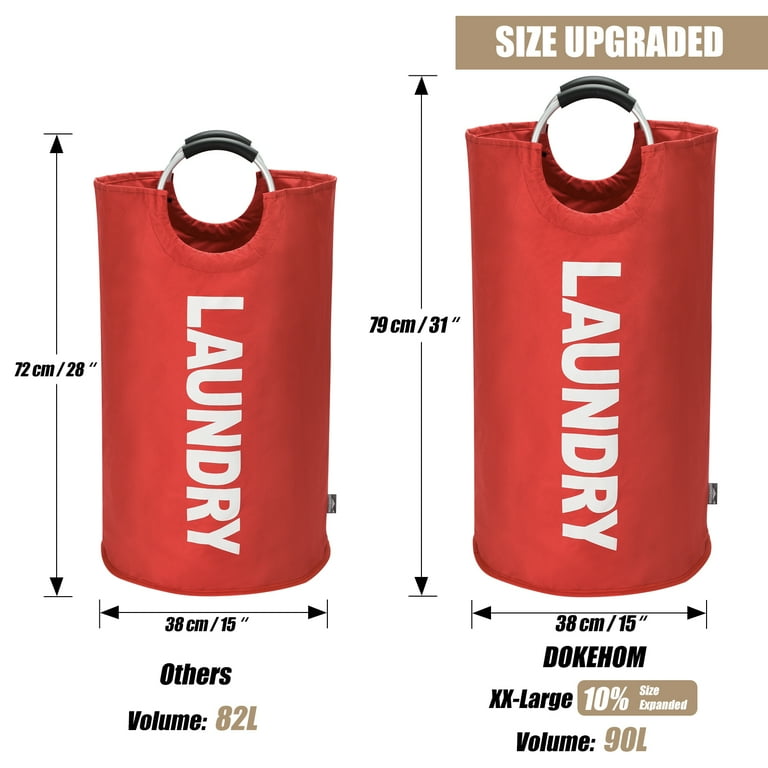 Dokehom large collapsible laundry basket bag hotsell