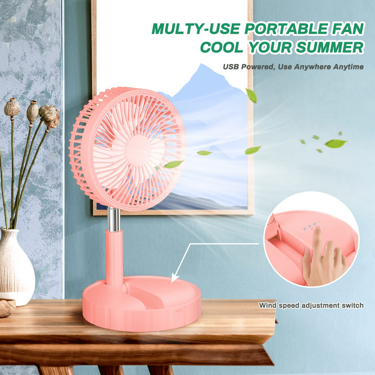My Foldaway Fan 7.75-in 3-Speed Indoor White Personal Fan in the Portable  Fans department at