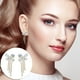 thumbnail image 5 of Pendientes XWSHYW Temperamento Brillante Cadena con Cuentas y Lazo para Mujer a La Moda, 5 of 6