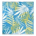 thumbnail image 2 of Jill Zarin Caribbean Outdoor Collection Area Rug - Grenada (10' Square Blue/Yellow), 2 of 6