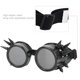 thumbnail image 4 of Gafas a prueba de viento material ABS resistente a los impactos Almohadilla de nariz ajustable Hebilla ajustable Gafas vintage Gafas de cosplay para ciclismo al aire libre para ANGGREK Otros, 4 of 7