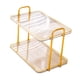 thumbnail image 5 of Organizador de encimera Estante de almacenamiento de encimera Bandeja de soporte resistente multifuncional Dorado, 5 of 9