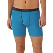 Underwear Boxer Briefs Pack, 6-Pack, Cool & Breathable Cotton, Moisture-Wicking