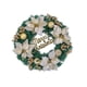 thumbnail image 2 of Corona navideña para puerta de entrada, guirnalda decorativa, decoración navideña, corona navideña para vacaciones, Acción de Gracias, decoración de Oro 40 cm, 2 of 8