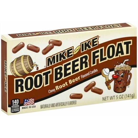 Mike and Ike Root Beer Float Chewy Candy 141g Box