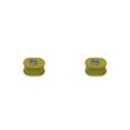 thumbnail image 2 of Kenally Amortiguador de tope de puerta amarillo anticolisión con funda de goma para coche, repuestos automotrices fáciles de usar y resistentes para Amarillo 2piezas Kenally  CBP064550, 2 of 6