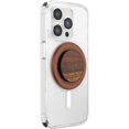 thumbnail image 2 of Soporte para teléfono PopSockets redondo, compatible con MagSafe, madera de olivo, 2 of 6