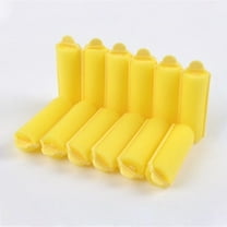 Casewin Foam Sponge Hair Rollers, 12 Pcs Soft Hair Curler Flexible Hair Styling Sponge Curlers Hairdressing Curlers for Hair Styling for Women (Yellow)