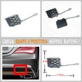 thumbnail image 5 of Trimla Rear Tow Cover Fit 12-15 Mercedes-Benz CLA Coupe W117 AMG Line for CLA180 CLA200 CLA220 CLA250 CLA45 2012 2013 2014 2015 bumper Hook Eye Cap A1178852422, 5 of 5