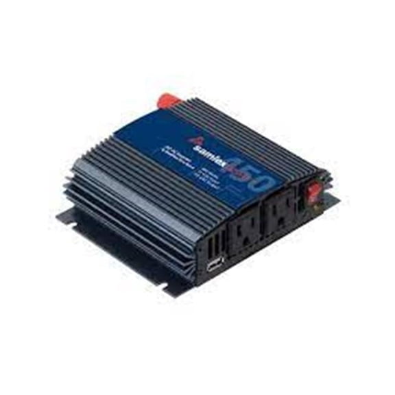 Samlex America SAMSAM-450-12 12V 115 VAC 450W Modified Sine Inverter with USB Charge Port