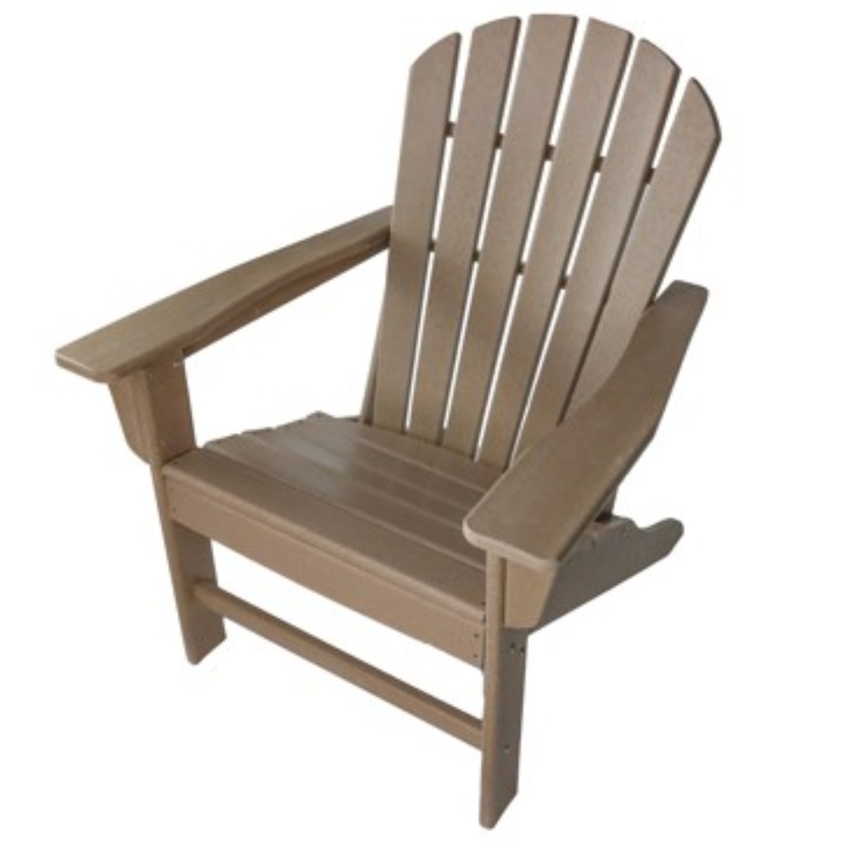Folding Adirondack Chair Patio Chair Lawn Chair Outdoor 350 lbs Capacity Load Adirondack Chairs Weather Resistant for Patio Deck Garden 33.07*31.1*36.4" HDPE Resin Wood,Brown - image 5 of 8