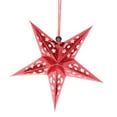 thumbnail image 2 of 3D Star Paper Hanging Hollow Pentagram Lampshade  Christmas Tree Decoration, 2 of 9