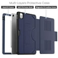 thumbnail image 6 of Junayo Case for iPad Pro 11 inch (4th/3rd/2nd/1st) Strong Magnetic Auto Sleep Shockproof Case with Multi-Angles Stand Pen Holder Card Slot, 6 of 7