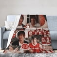 thumbnail image 3 of Soft Flannel Fleece Blanket Zac Efron Plush Throw Cozy Blankets for Couch Sofa 50"x40", 3 of 7