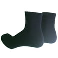 thumbnail image 2 of Lian Style Men's 4 Pairs Crew Socks Size 6-9 Casual 4(Navy), 2 of 2