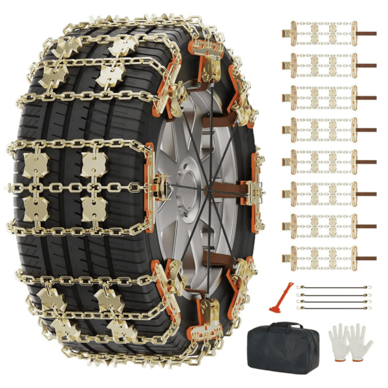 Auto-Trac, Snow Tire Chains, 232405 Series 2300 Pickup SUV, Pair