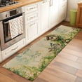 thumbnail image 2 of Spring Floral 2'x6' Runner Rugs for Hallway Kitchen Bedside Non Slip Washable, Birds Cabin Watercolor Botanical Retro Art Entryway Rug Runners with Rubber Backing, Long Carpet Runner for Laundry Room, 2 of 8
