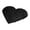 Black, variant on Heart Rug - Loetky Fluffy 20X15.7 Inch Faux Fur Heart Shaped Area Rug for Living Room Bedroom, Soft Large Faux Sheepskin Play Carpet for Girls and Pets, Plush Furry Decor Shaggy Feet Mat for Bedside