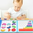 thumbnail image 4 of Magnetic Fraction Demonstration Book, Magnetic Fraction Tiles, Fractions Manipulatives, Score Disk Demonstrator Math Puzzle Learning Building Block Set (C), 4 of 9