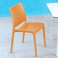 thumbnail image 6 of Compamia Maya Patio Dining Chair in Orange, 6 of 8